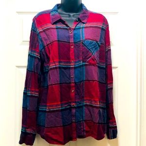 FLANNEL SHIRT WOMENS SIZE XL
